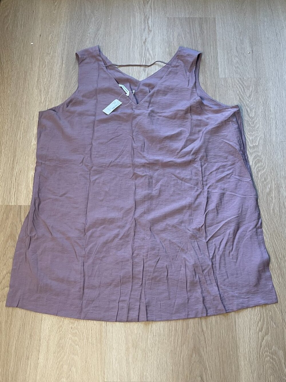 Penningtons Women's 4XL Mauve/Purple Sleeveless Top — NWT
